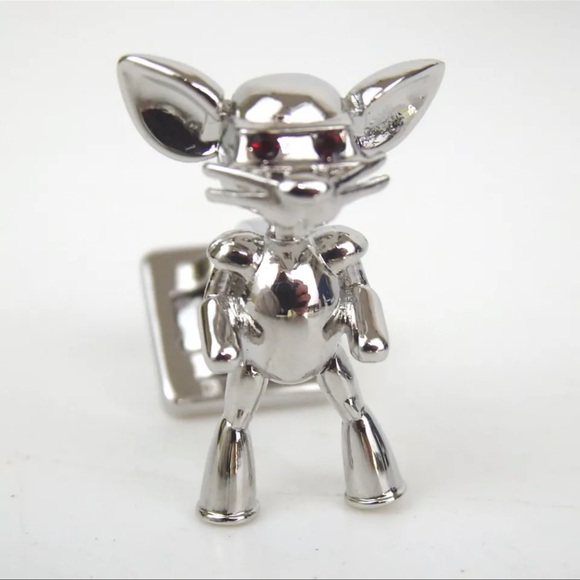 AUTH MCM Cufflinks Silver - Picture 3 of 7